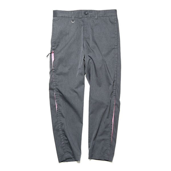 SIDE COLOR TAPERED PANTS/CHARCOAL GRAY(UE-222024)