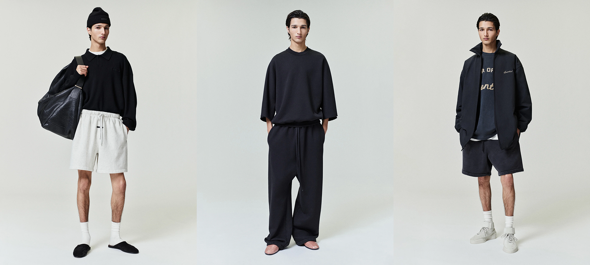Essentials エッセンシャルズ セットアップ グリーン 上L下M
