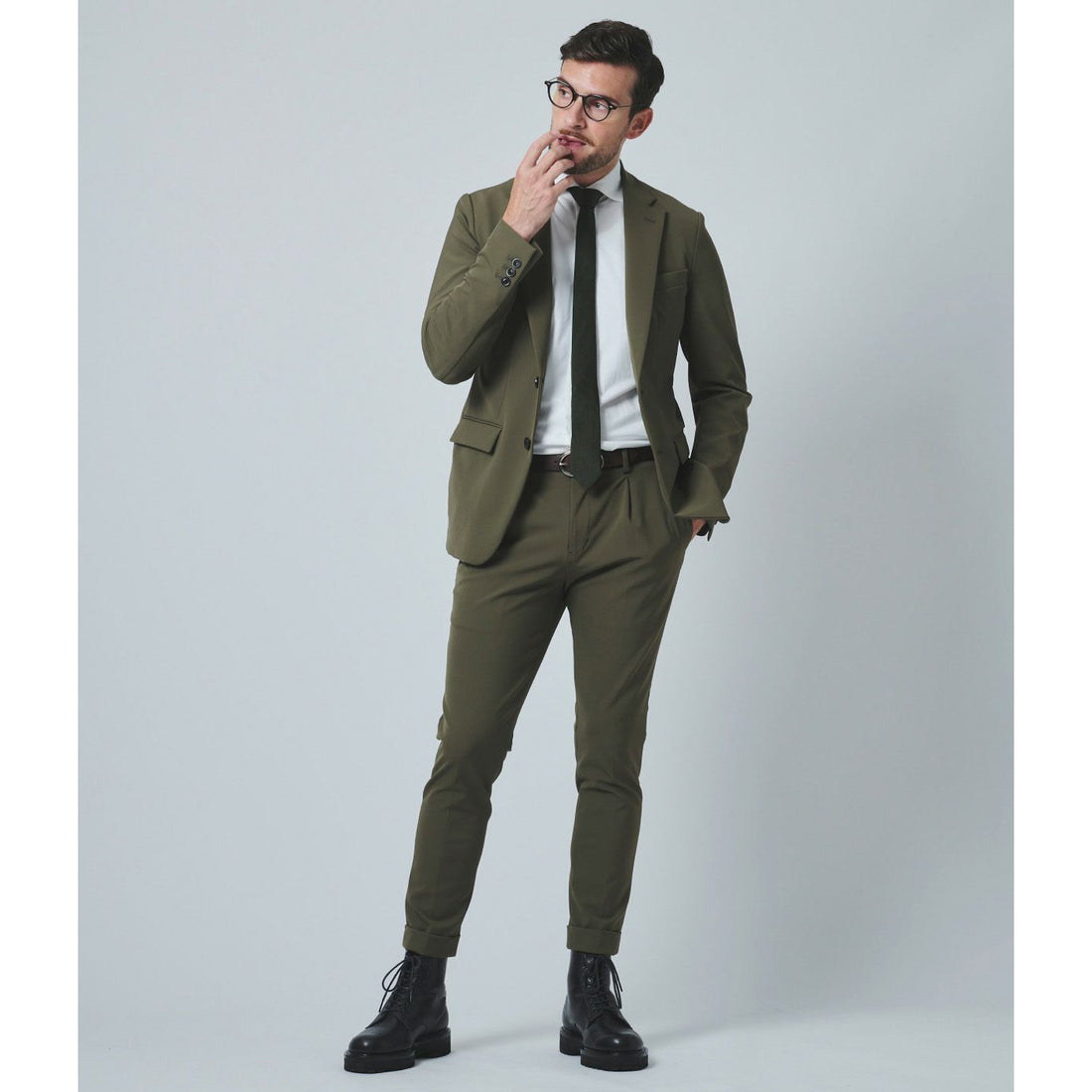[junhashimoto]FORMAL PANTS/KHAKI/(1072510062)
