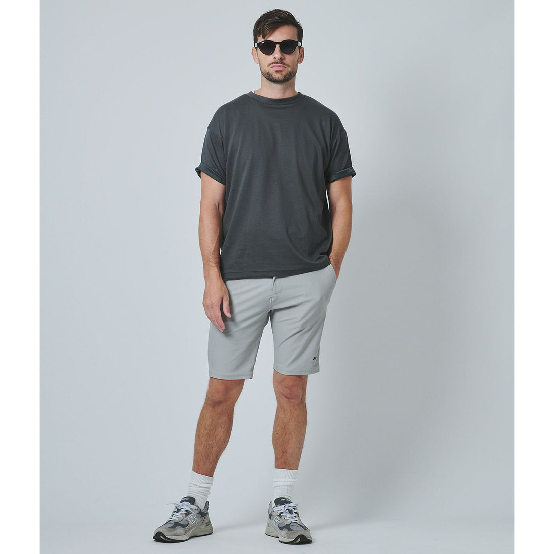 [junhashimoto]-3℃ RELAX CREW NECK T/CHARCOAL/(11102510010)