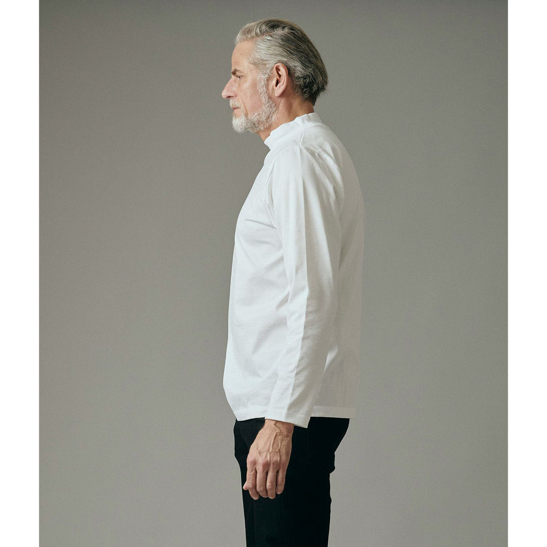 [junhashimoto]101SERIBU MOCK NECK/WHITE/(1102520001)