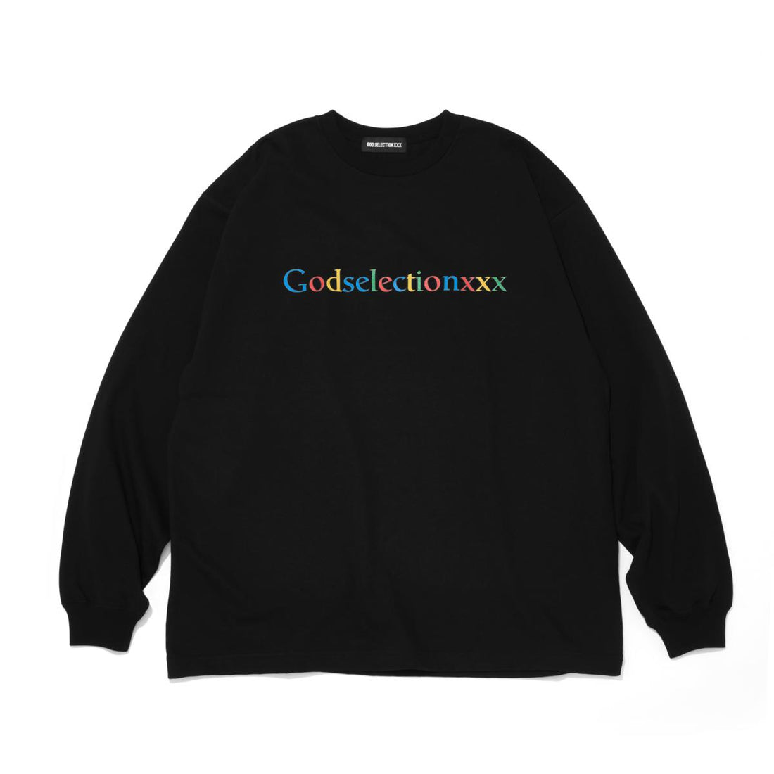 [GOD SELECTION XXX]LONG SLEEVE T-SHIRT/BLACK(GX-A26-LT-05)