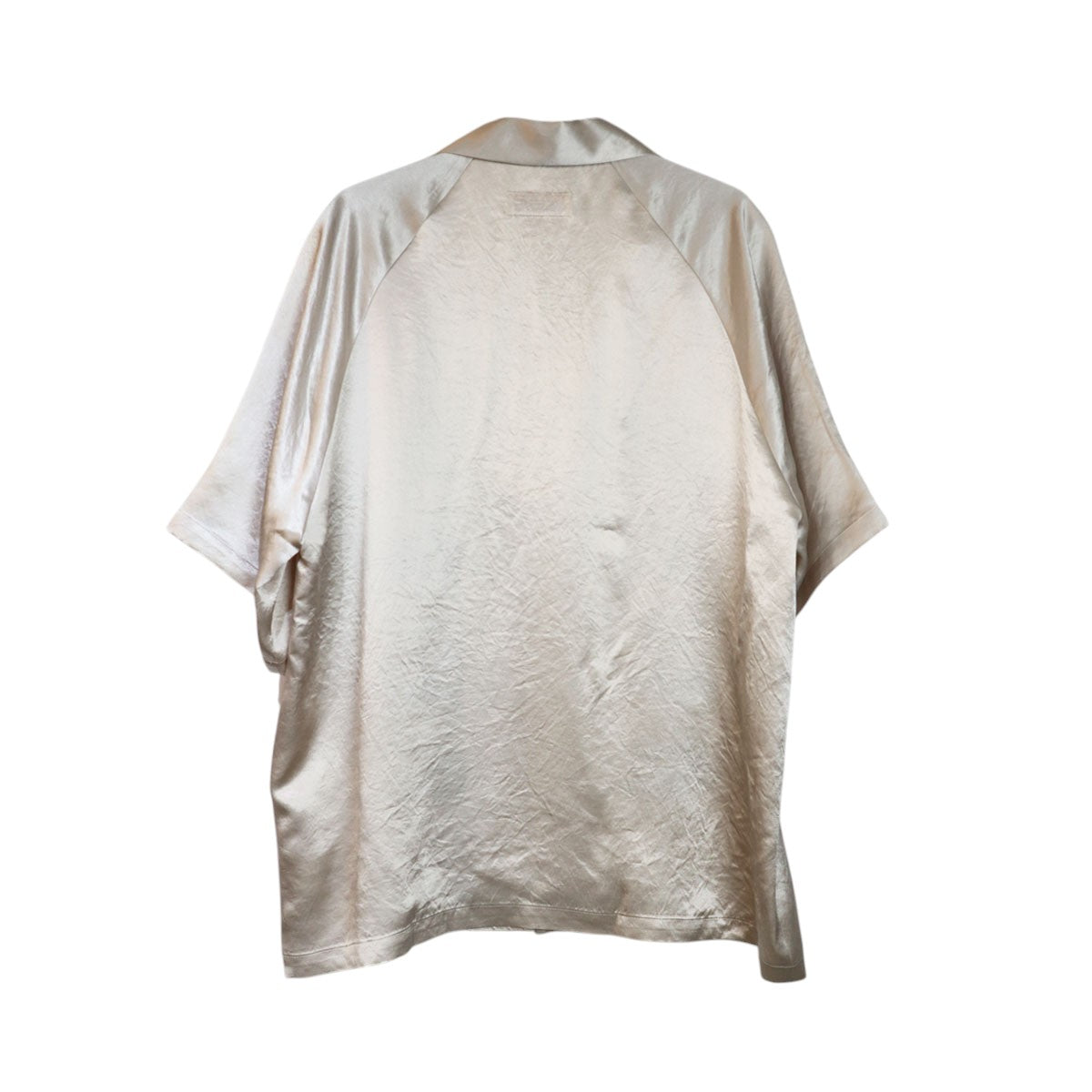 HYSTERIC GLAMOUR]HYS LOGO LINE オープンカラーシャツ/WHITE