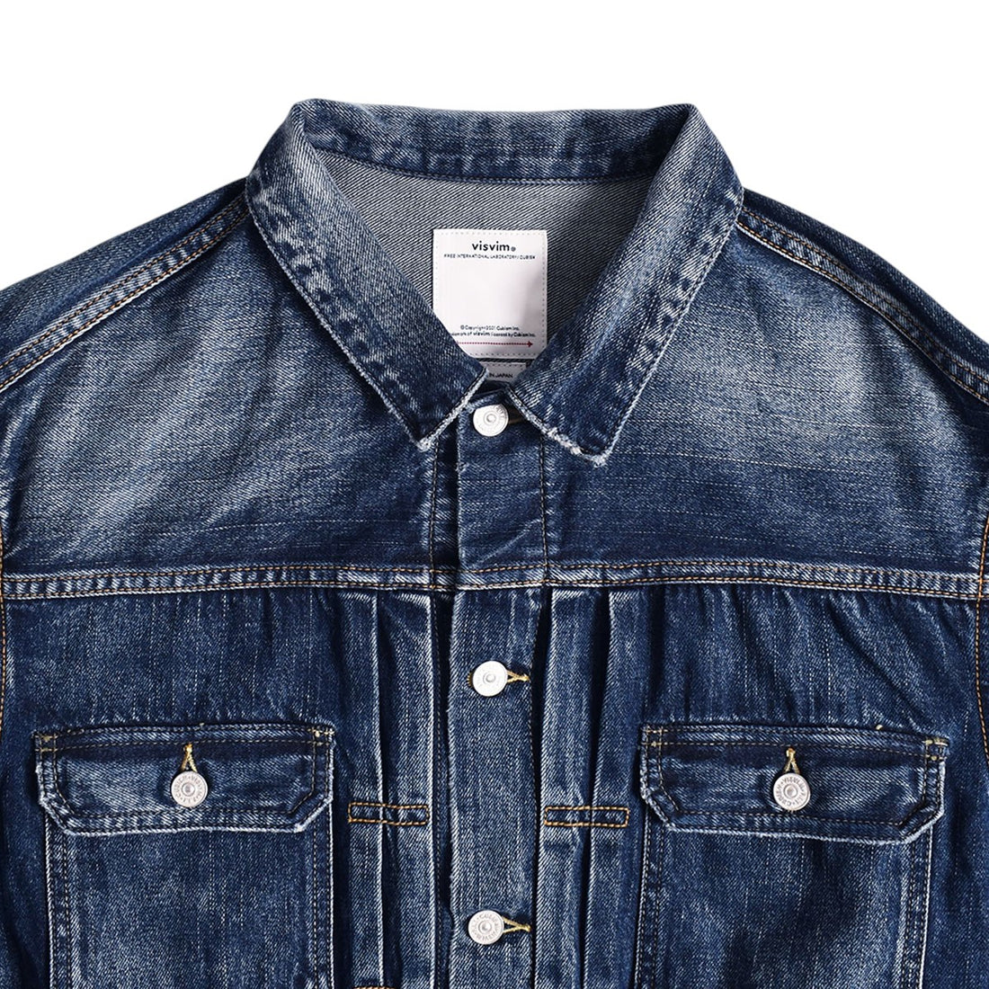 [visvim]SS 101X JKT DMGD-1010/INDIGO(0125205006002)