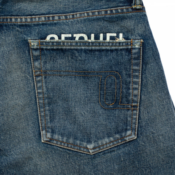 [SEQUEL]DAMEGE DENIM PANTS/BLACK(SQ-24AW-PT-10)