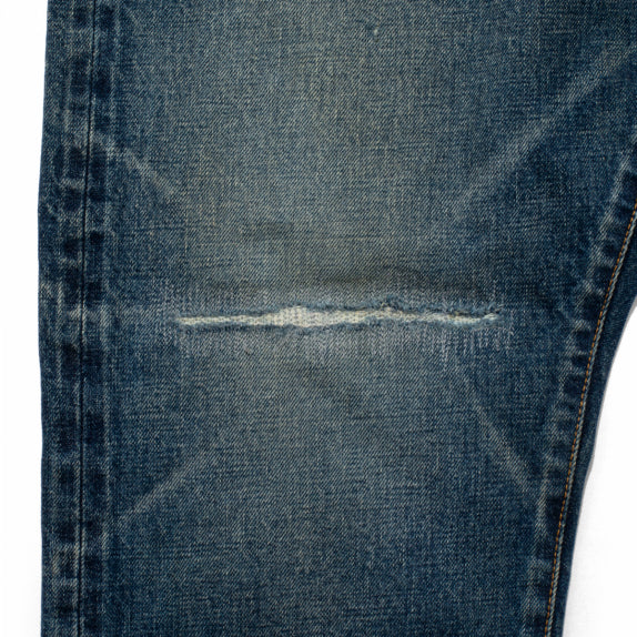 [SEQUEL]DAMEGE DENIM PANTS/BLACK(SQ-24AW-PT-10)