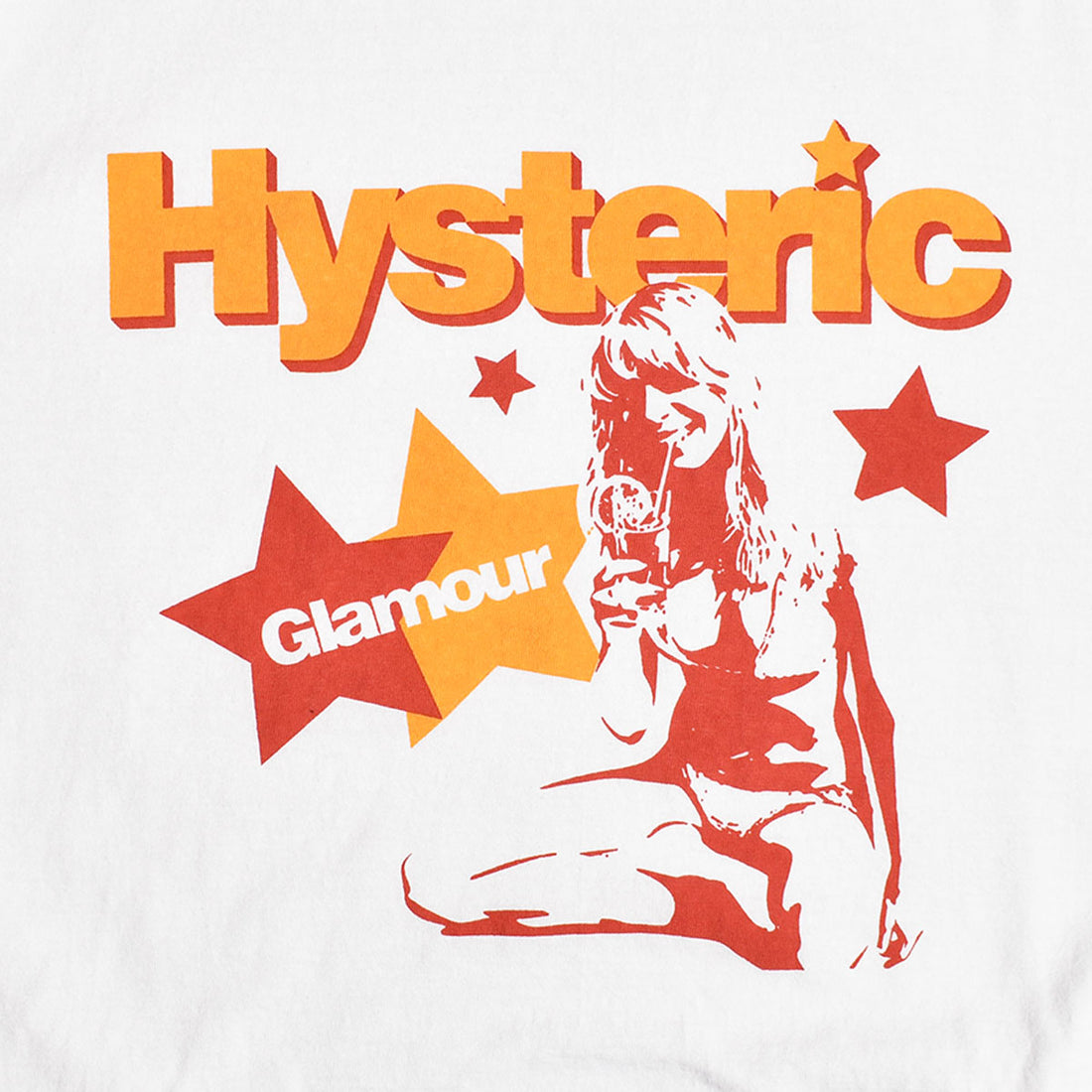 [HYSTERIC GLAMOUR]HYSTERIC FLAVOR Tシャツ/WHITE(02231CT11)