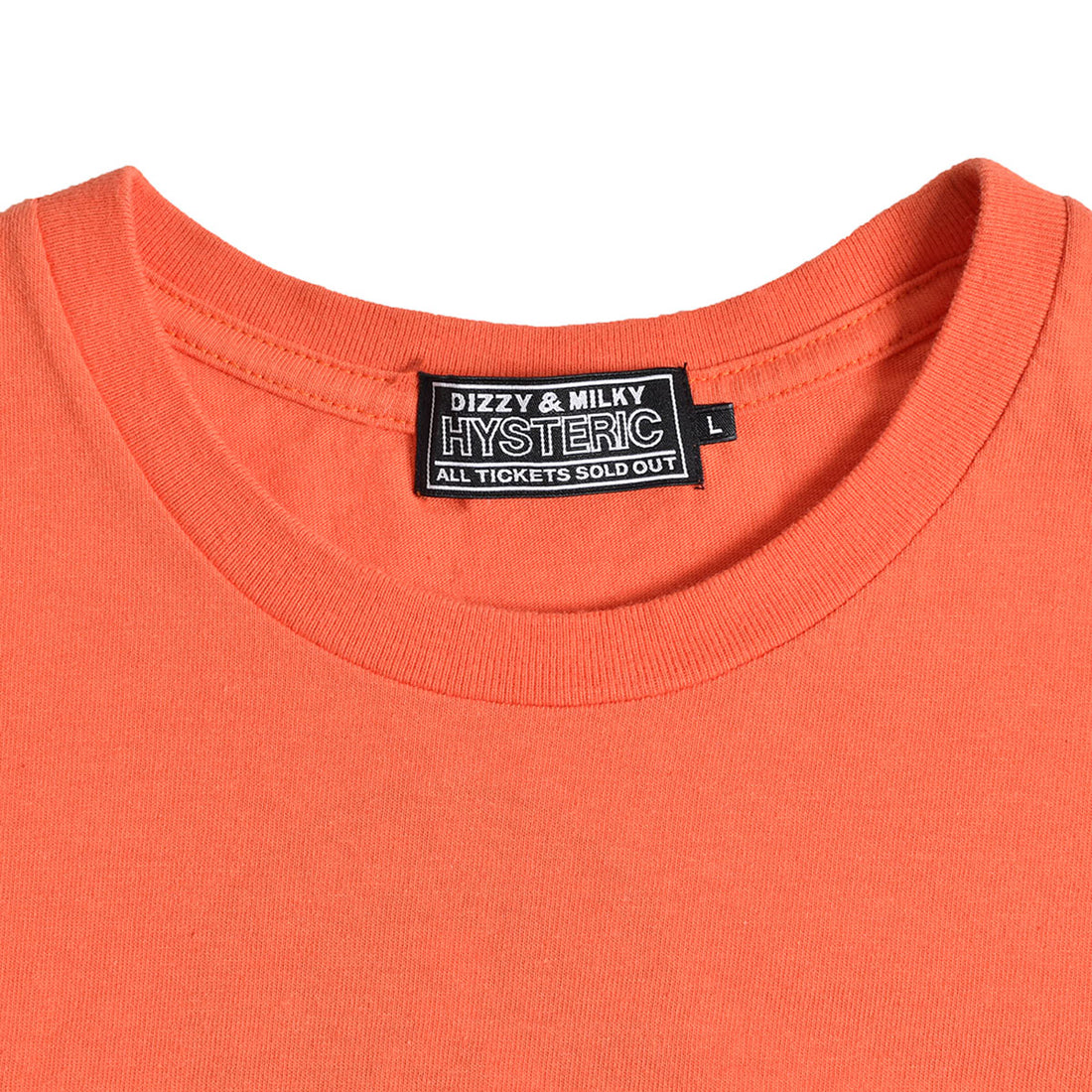 [HYSTERIC GLAMOUR]HITCHHIKER Tシャツ/ORANGE(02232CT02)