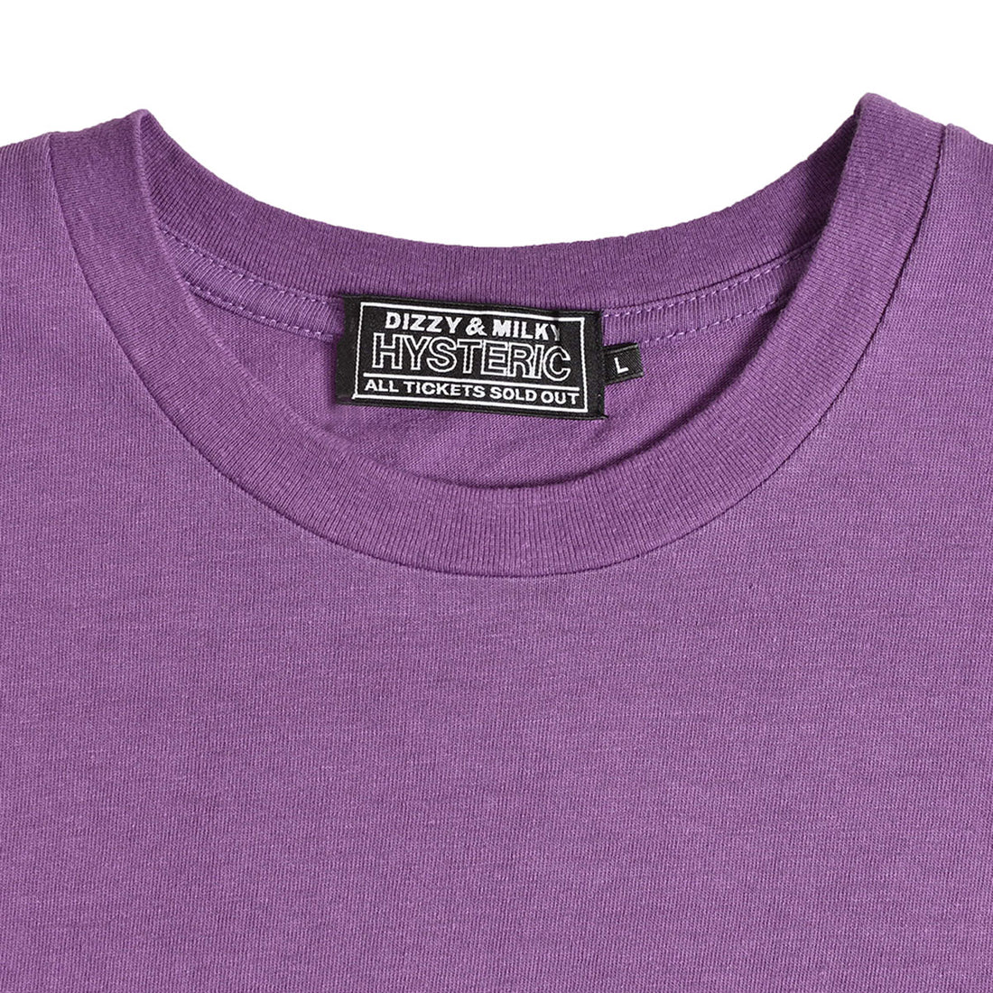 [HYSTERIC GLAMOUR]THINK HYS Tシャツ/PURPLE(02232CT05)