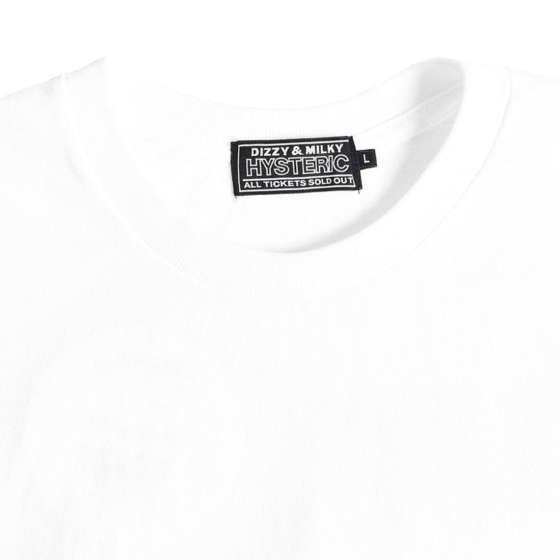 [HYSTERIC GLAMOUR]HOT'N'DIRTY 五分丈Tシャツ/WHITE(02232CT14)