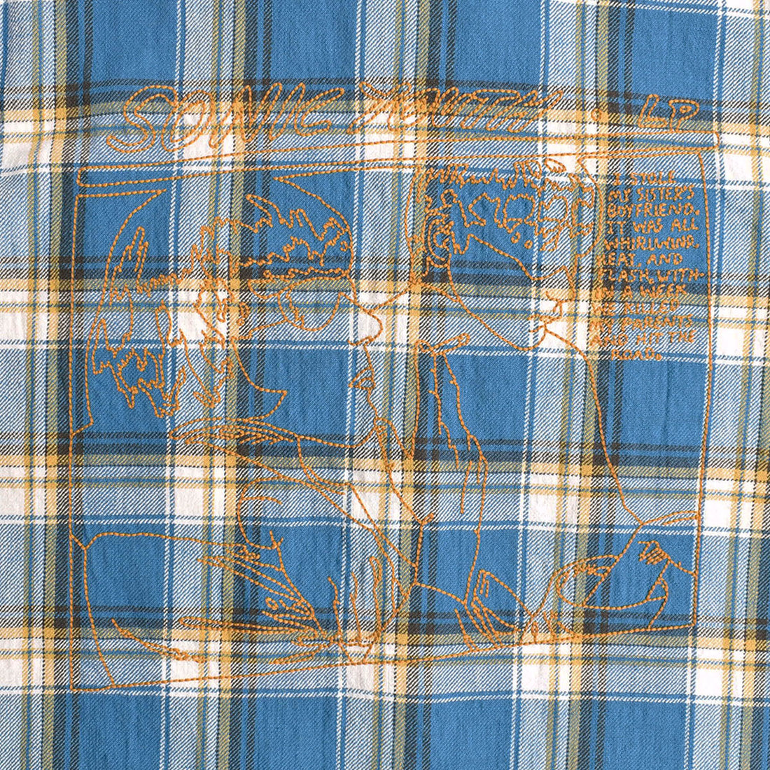[HYSTERIC GLAMOUR]SONIC YOUTH/GOO刺繍 ウエスタンシャツ/BLUE(02233AH04)