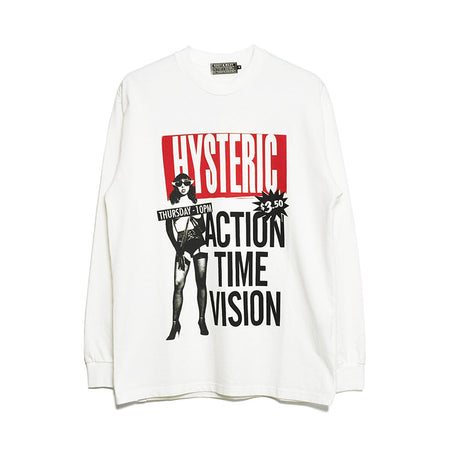 [HYSTERIC GLAMOUR]HYSTERIC VISION Tシャツ/WHITE(02233CL01)