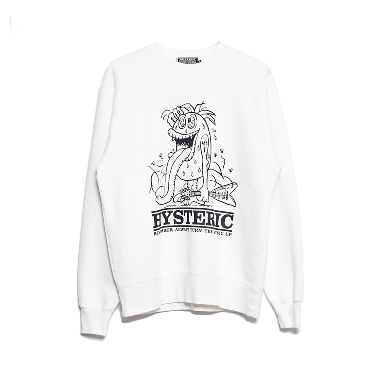 HYSTERIC GLAMOUR]SBM FLYING V スウェット/WHITE(02233CS03