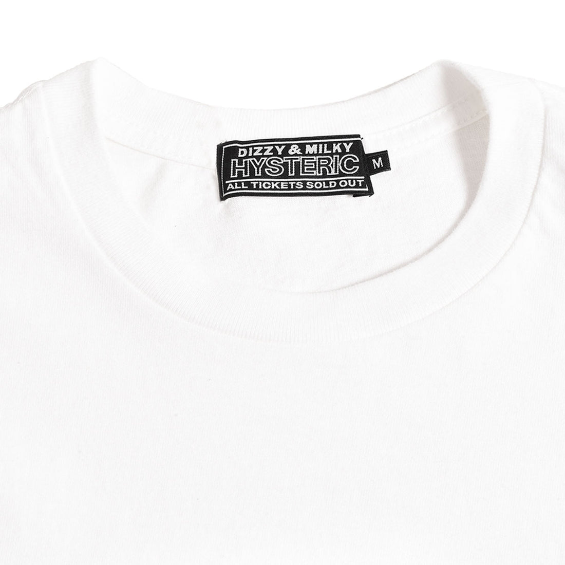 [HYSTERIC GLAMOUR]RELIEVES TENSION Tシャツ/WHITE(02233CT02)