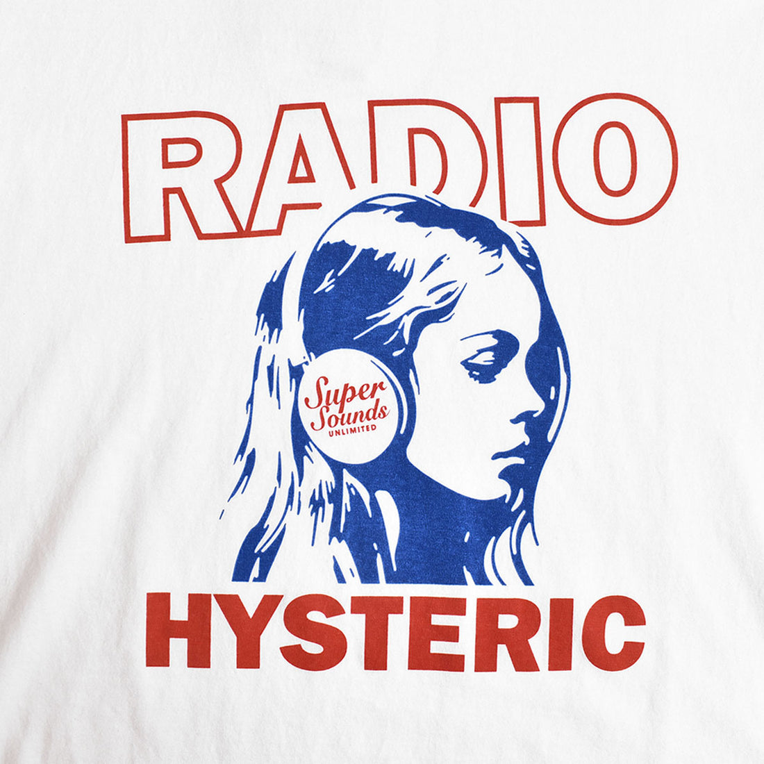 [HYSTERIC GLAMOUR]HYSTERIC RADIO Tシャツ/WHITE(02233CT03)