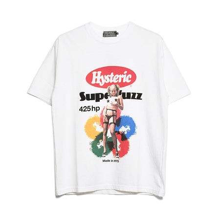 [HYSTERIC GLAMOUR]PAINTERS Tシャツ/WHITE(02233CT07)