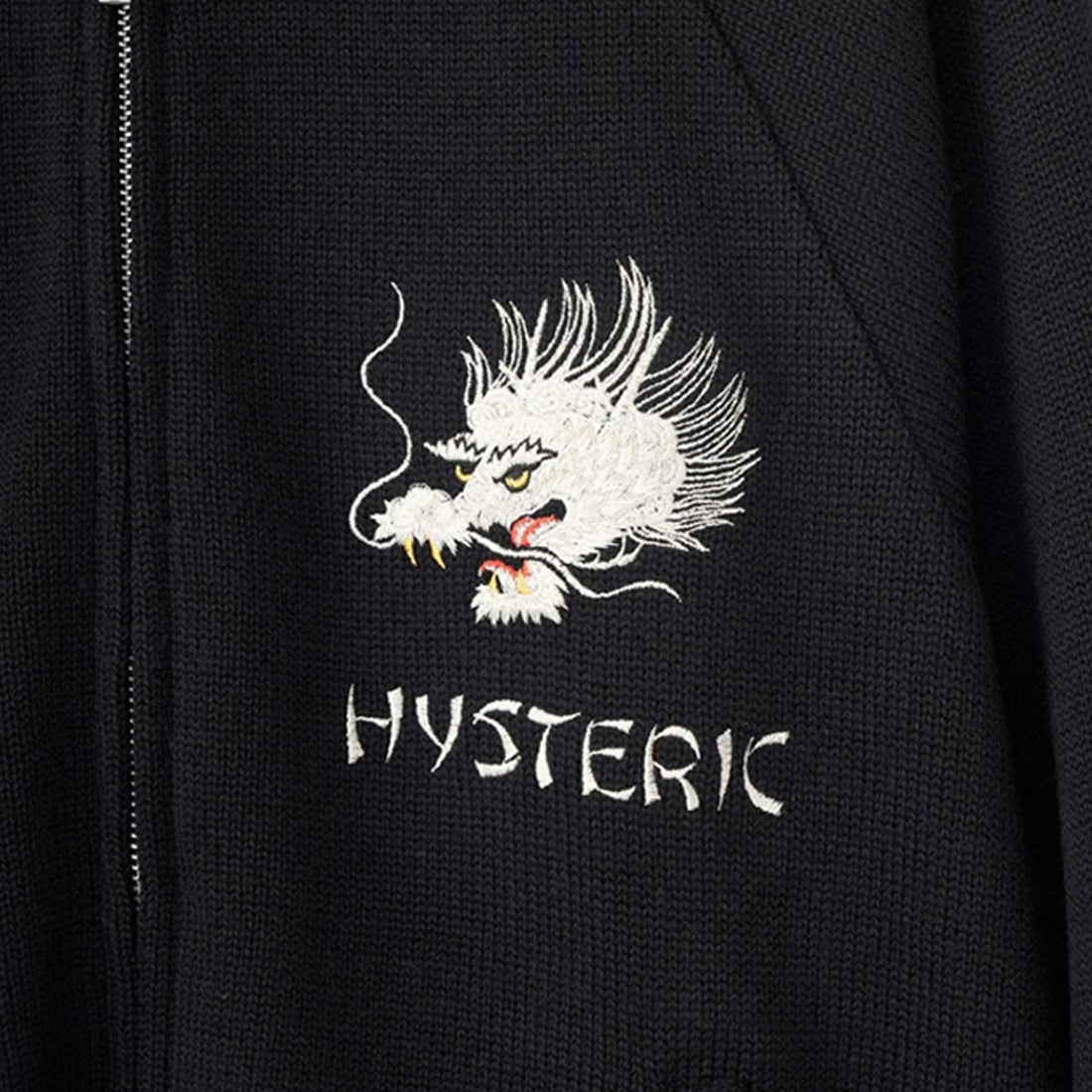 HYSTERIC GLAMOUR]DRAGON HEAD刺繍 ジャンパー/BLACK(02233NJ02) – R&Co 