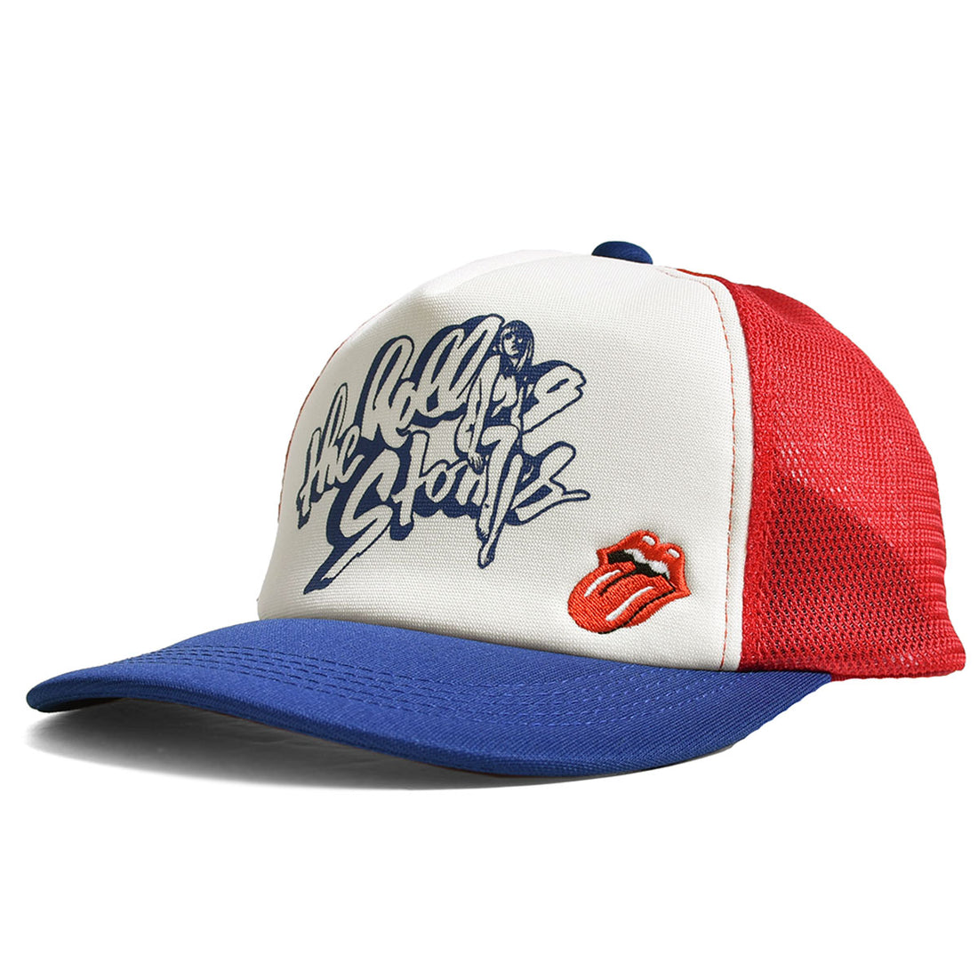 [HYSTERIC GLAMOUR]THE ROLLING STONES/GIRL SITTING RS LOGO メッシュキャップ/MULTI(02233QH08)