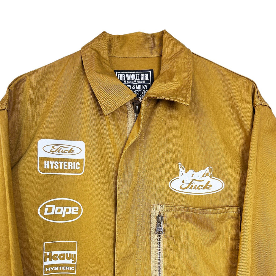 [HYSTERIC GLAMOUR]HYSTERIC MOTOR オールインワン/MUSTARD(02241AS01)