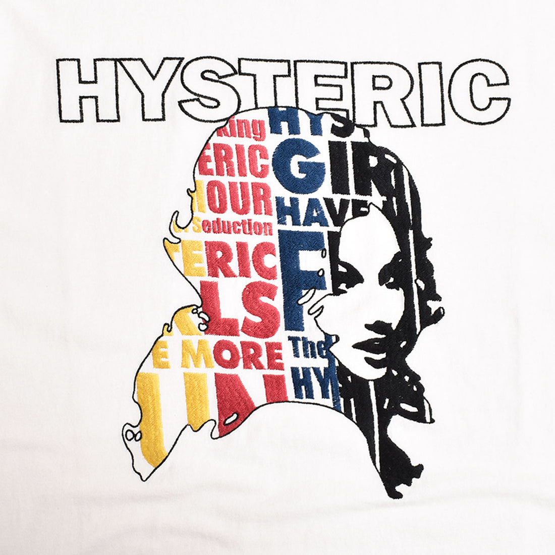 HYSTERIC GLAMOUR]HAVE MORE FUN刺繍 Tシャツ/WHITE(02241CT08) – R&Co
