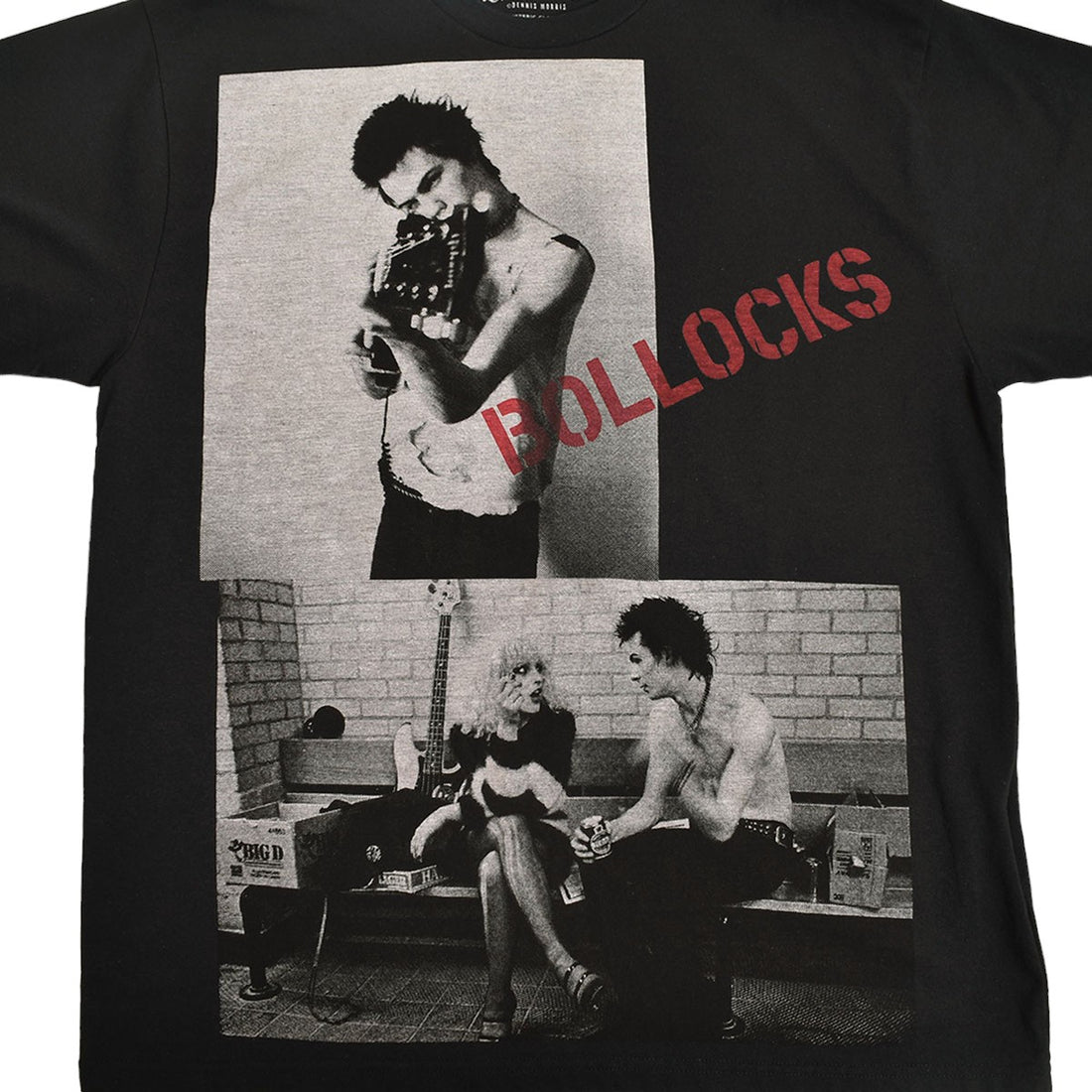 [HYSTERIC GLAMOUR]DENNIS MORRIS/SID AND NANCY Tシャツ/BLACK(02241CT24)