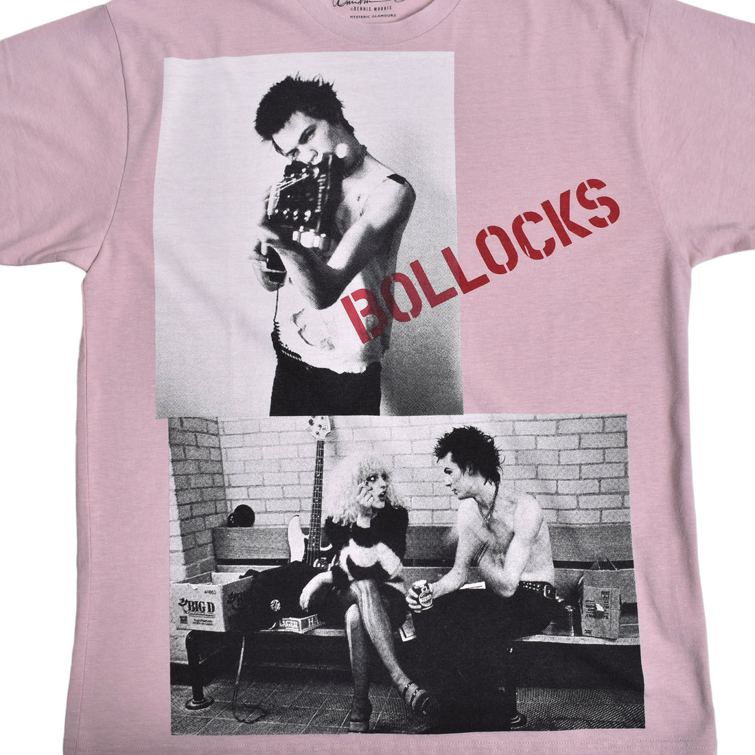 HYSTERIC GLAMOUR]DENNIS MORRIS/SID AND NANCY Tシャツ/PINK  