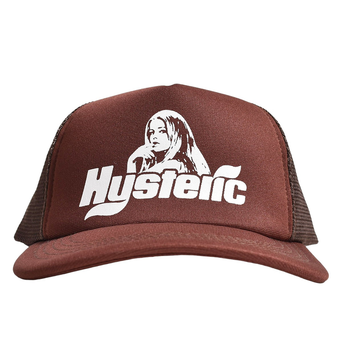 [HYSTERIC GLAMOUR]FEEL GOOD メッシュキャップ/BROWN(02241QH04)