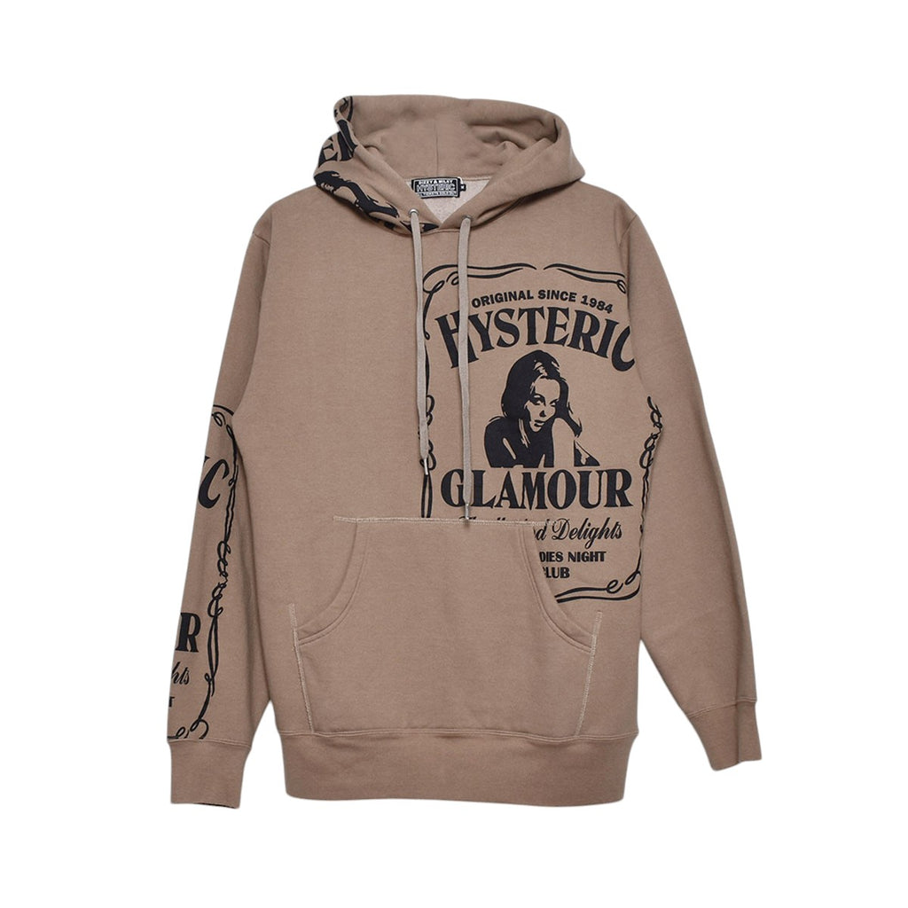 HYSTERIC GLAMOUR パーカー ブラウン