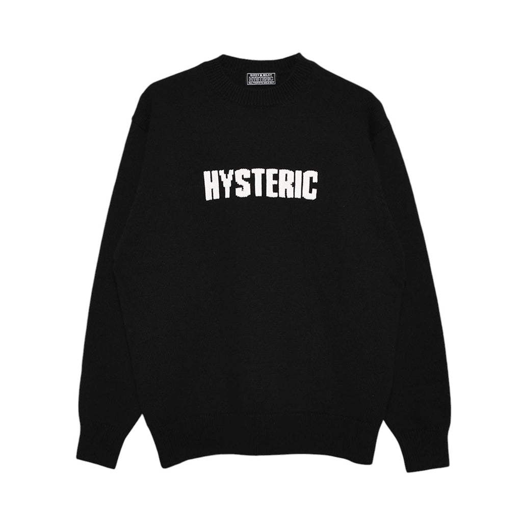 HYSTERIC GLAMOUR]THE BAD GIRLS編込 セーター/BLACK(02243NS04) – R&Co