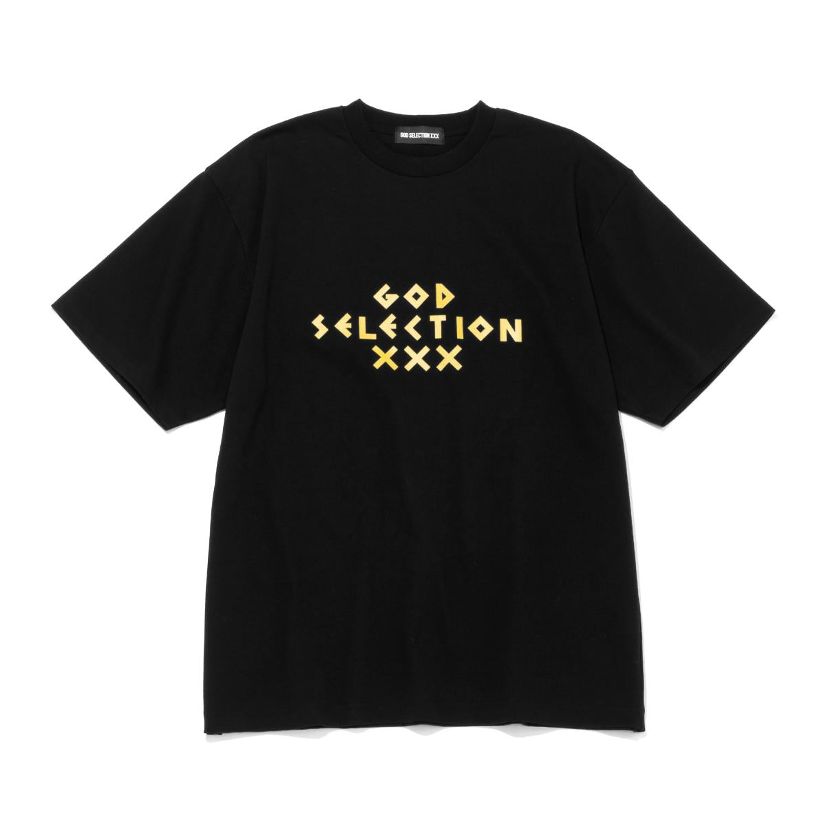 【A296】Tシャツ GOD SELECTION XXX ブラック×プリント GOD SELECTION XXX(ゴッドセレクショントリプルエックス) / T-SHIRT
