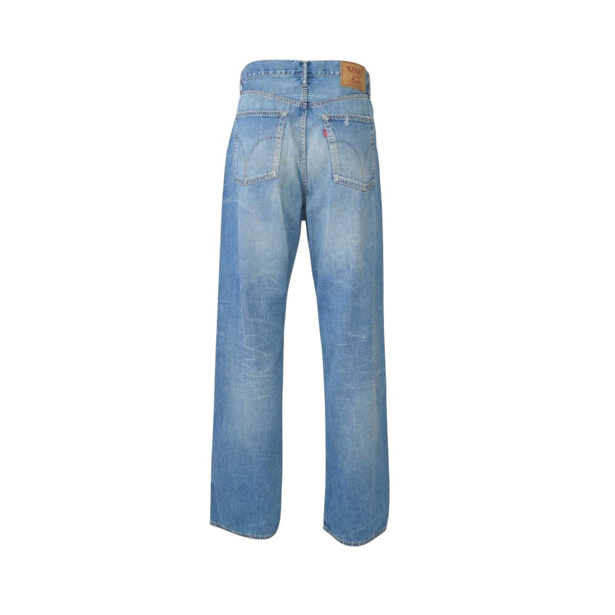 [HYSTERIC GLAMOUR]CH加工 バギーデニムパンツ/DARK INDIGO(0225 HYSTERIC GLAMOUR]CH加工 バギーデニムパンツ/DARK INDIGO