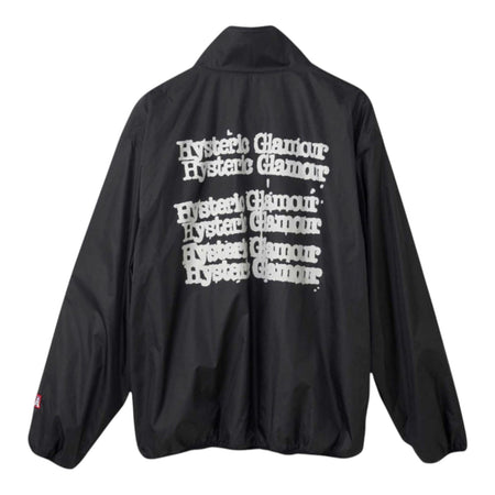 [HYSTERIC GLAMOUR]TYPEWRITER LOGO スタンドカラージャケット/BLACK(02253AB10)