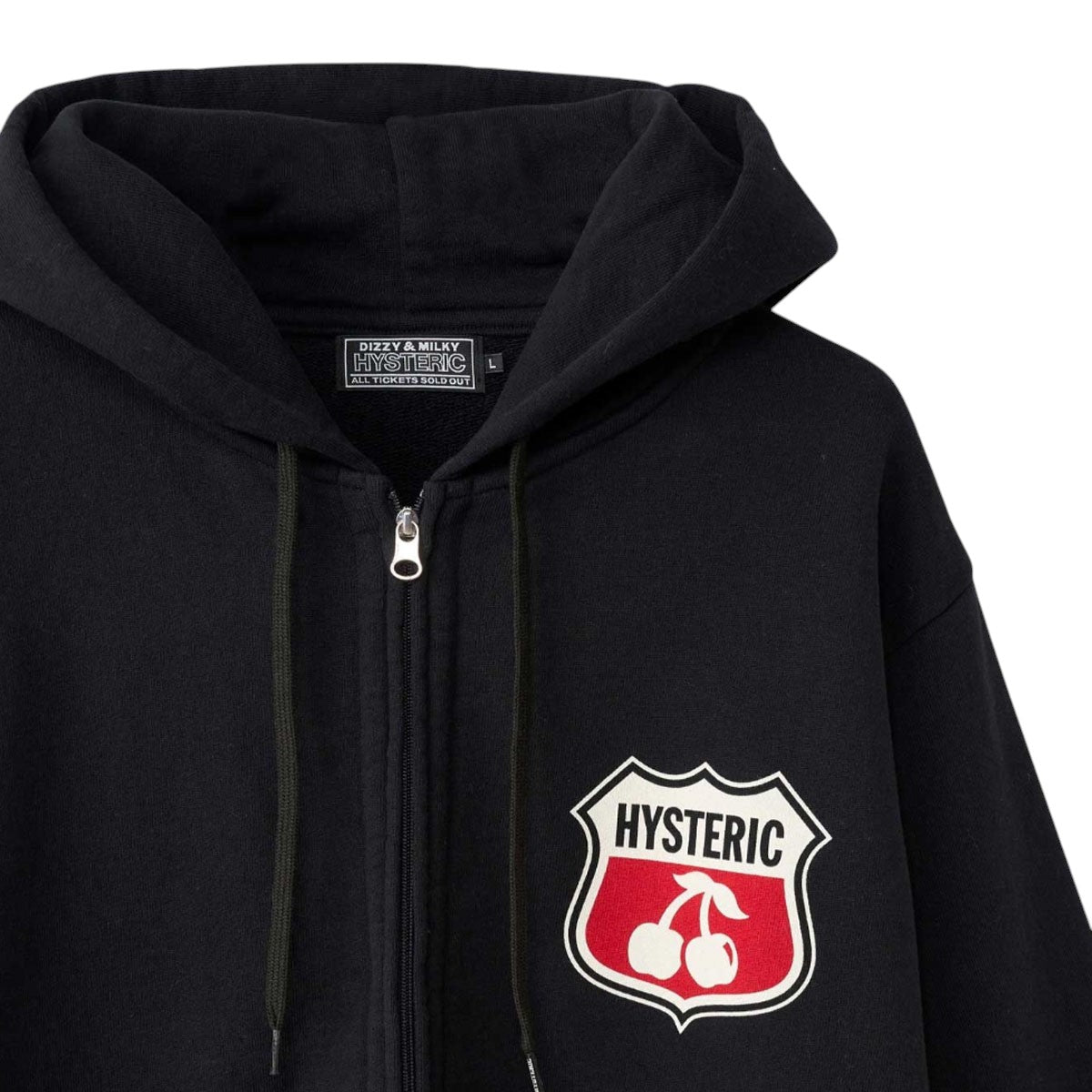 HYSTERIC GLAMOUR]HYSTERIC CHERRY パーカー/BLACK(02253CF02) – R&Co.