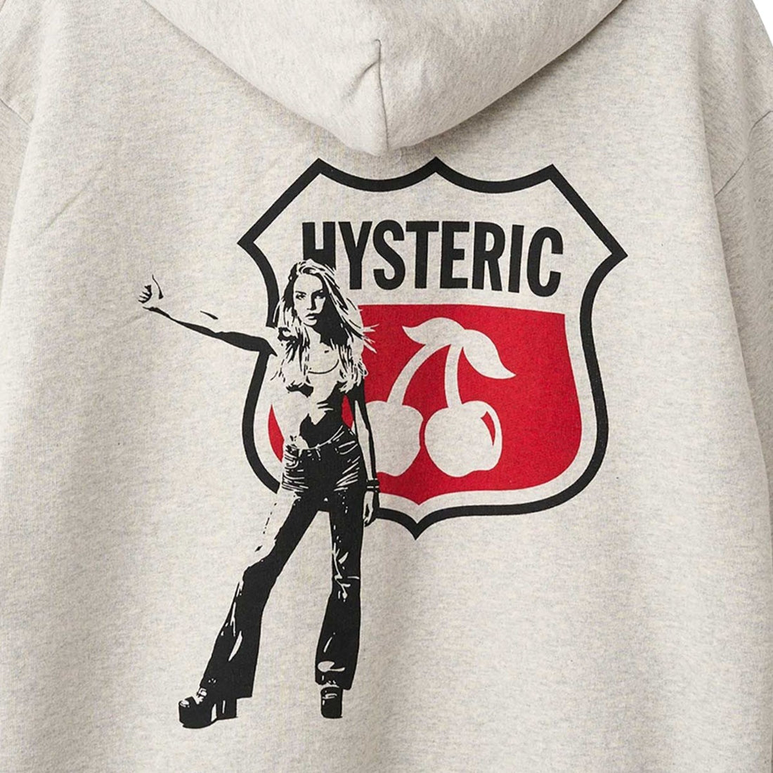 [HYSTERIC GLAMOUR]HYSTERIC CHERRY パーカー/GRAY(02253CF02)