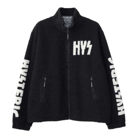 [HYSTERIC GLAMOUR]AMPLIFIEDジャカード ボアジャンパー/BLACK(02253CJ03)