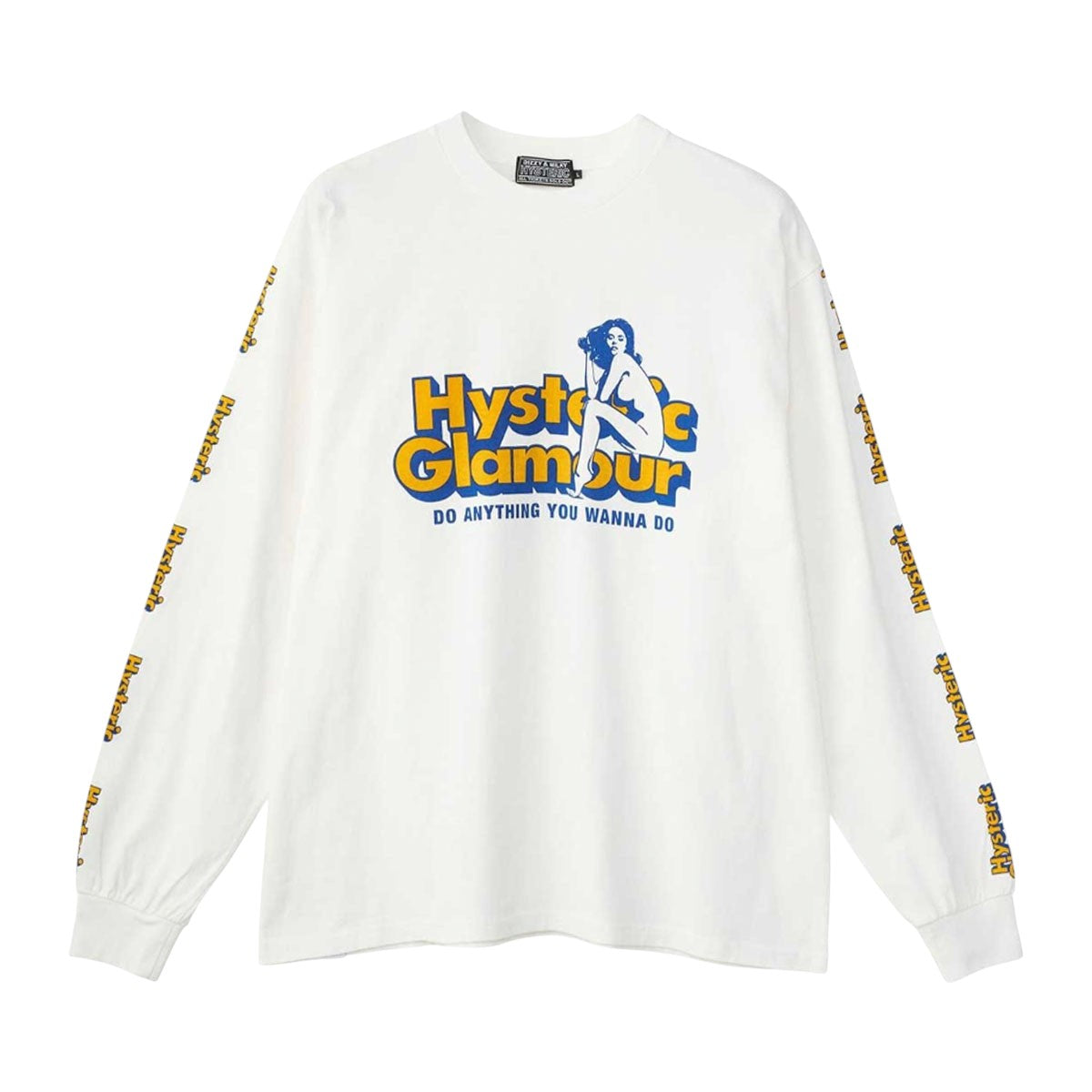 HYSTERIC GLAMOUR]DO ANYTHING Tシャツ/WHITE(02253CL02) – R&Co.