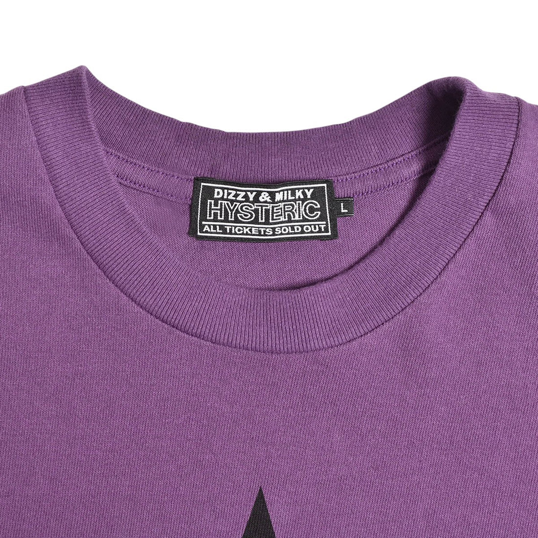 [HYSTERIC GLAMOUR]DO ANYTHING Tシャツ/PURPLE(02253CL04)
