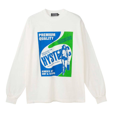 [HYSTERIC GLAMOUR]HYSTERIC DETERGENT Tシャツ/WHITE(02253CL11)