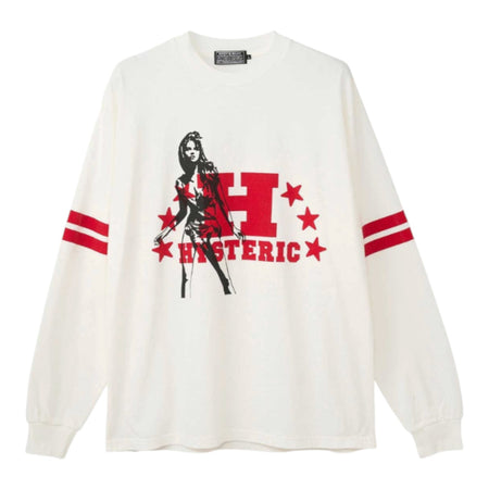 [HYSTERIC GLAMOUR]H STARS Tシャツ/WHITE(02253CL12)