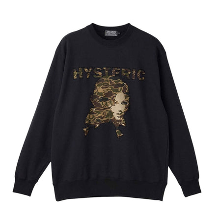 HYSTERIC THE HYSTERIC WOMAN Tシャツ XL HYSTERIC GLAMOUR]MULTI HYSTERIC WOMAN Tシャツ/BLACK