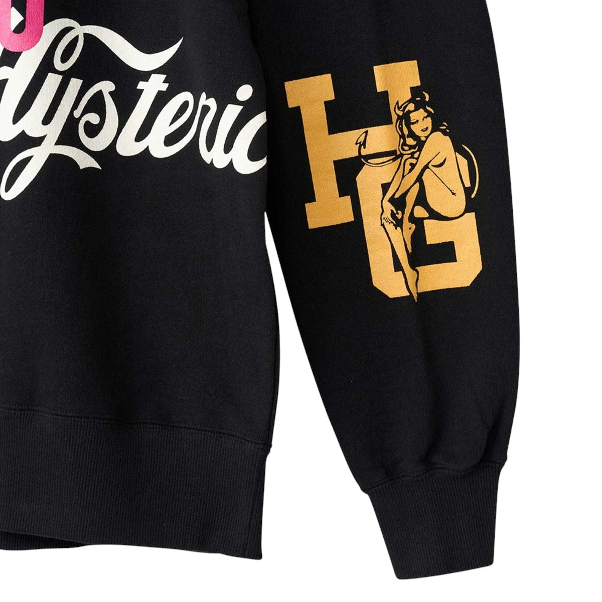 HYSTERIC GLAMOUR]LUCIFER STUDIO スウェット/BLACK(02253CS02) – R&Co.