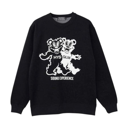[HYSTERIC GLAMOUR]FIRE BEAR PARTY スウェット/BLACK(02253CS09)