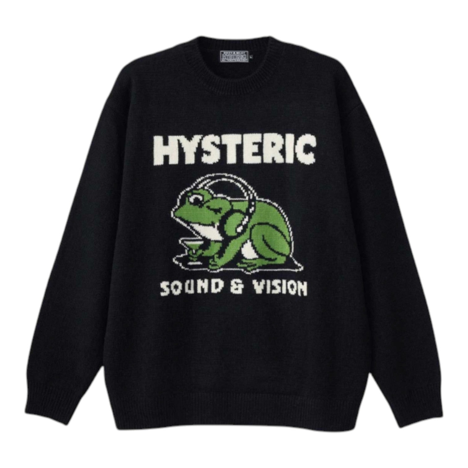 HYSTERIC GLAMOUR]DIGGY編込 セーター/BLACK(02253NS02) – R&Co.
