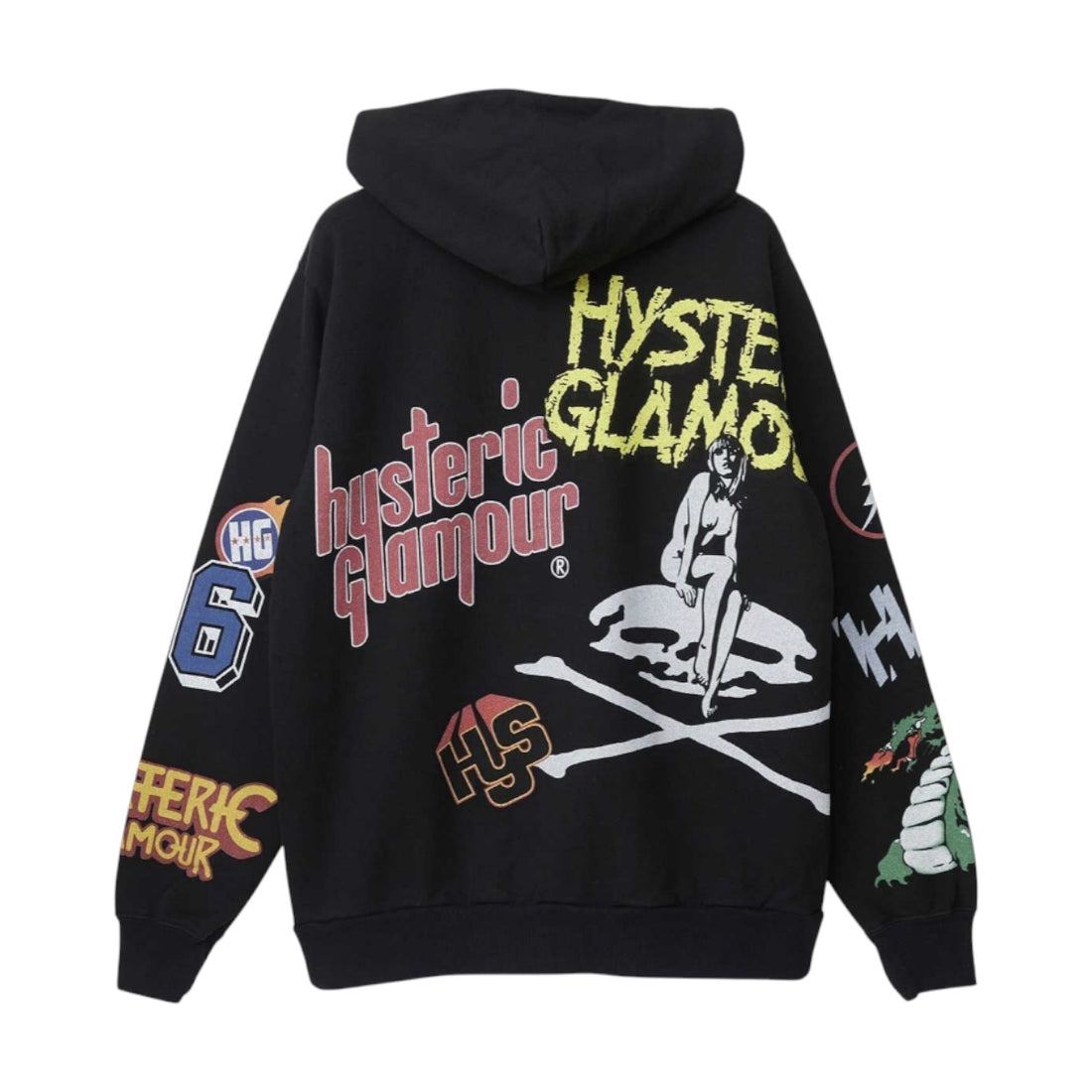 [HYSTERIC GLAMOUR]BORN TO LOSE パーカー(02263CF02)