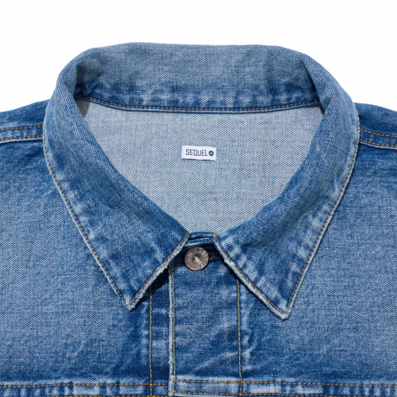 SEQUEL]DAMEGE DENIM JACKET/INDIGO(SQ-25SS-JK-04) – R&Co.