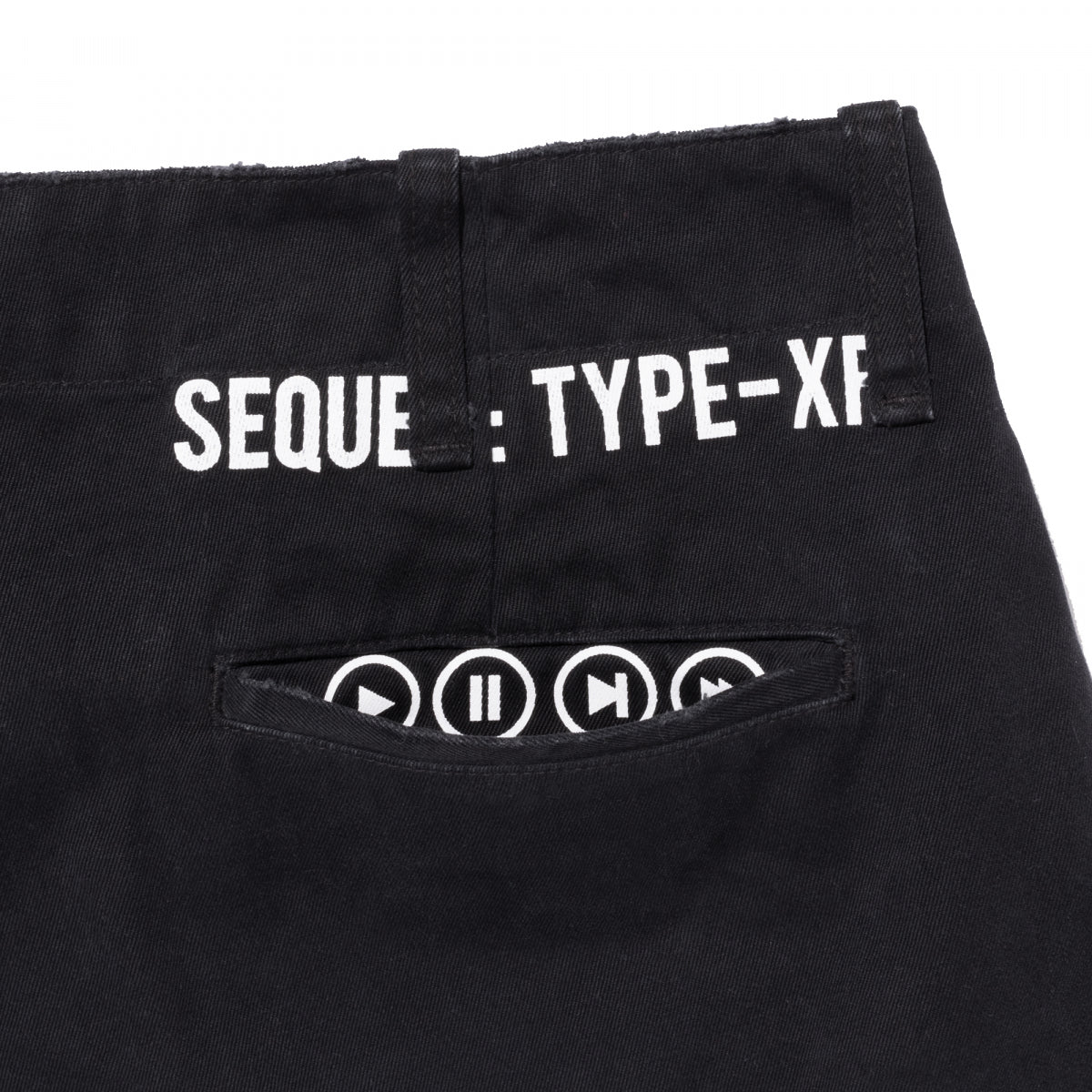 SEQUEL]CHINO PANTS(TYPE-XF)/BLACK(SQ-23SS-PT-03) – R&Co.