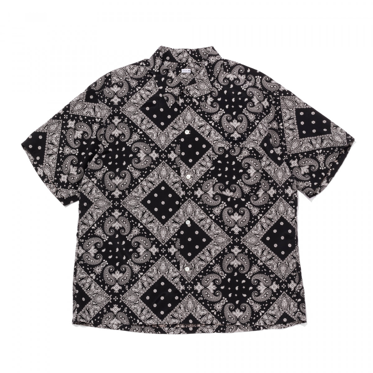 SEQUEL]OPEN COLLAR SHIRT/BLACK(SQ-23SS-SH-03) – R&Co.