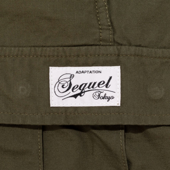 SEQUEL]CARGO SHORTS(TYPE-CS)/OLIVE(SQ-25SS-SP-02) – R&Co.