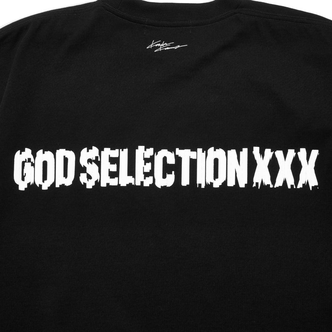 [KOUSUKE KAWAMURA × GOD SELECTION XXX]T-SHIRT/BLACK(GX-S23-KKST-01)