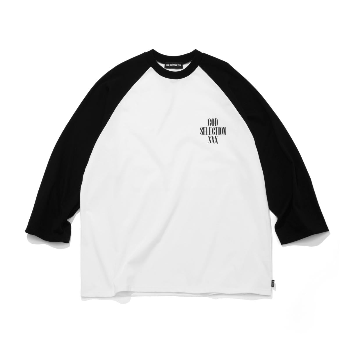 GOD SELECTION XXX]RAGLAN SLEEVE T-SHIRT/WHITE(GX-S25-RT-02) – R&Co.